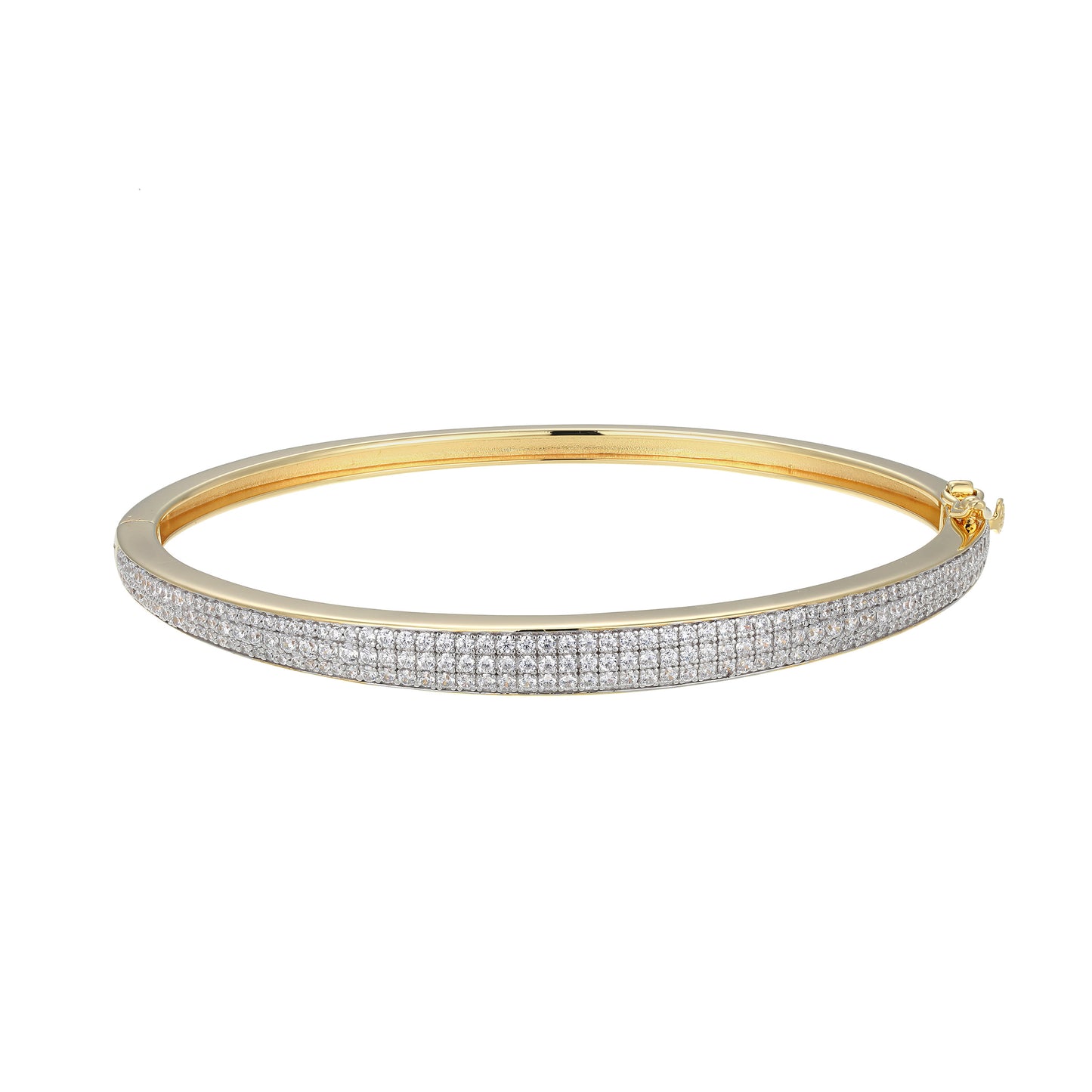 MB0124 - Timeless Tapered Lab-Created Diamond Bangle | Monte Luna