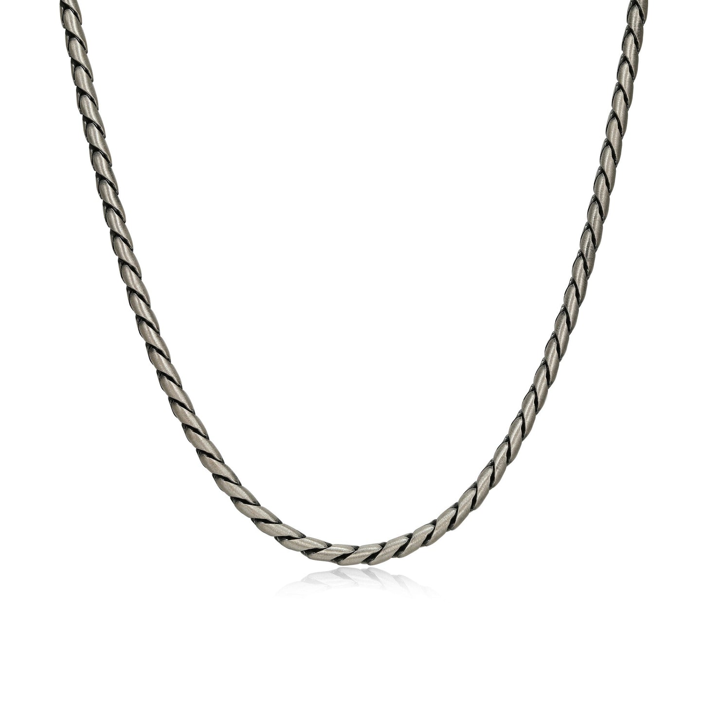 Italian Chain Sterling Silver Necklace - UN0036 | ethos