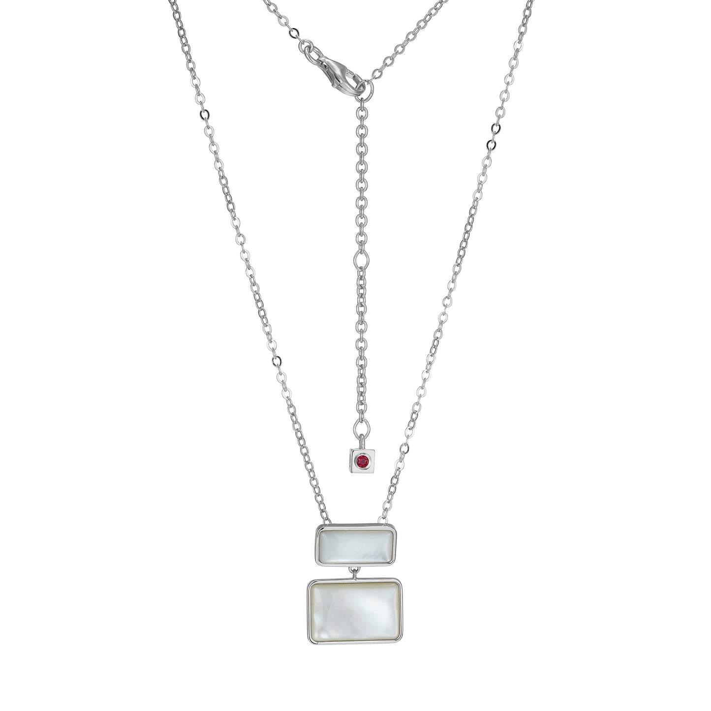 LN0237 - Vera Tiered Mother-of-Pearl Necklace | elle