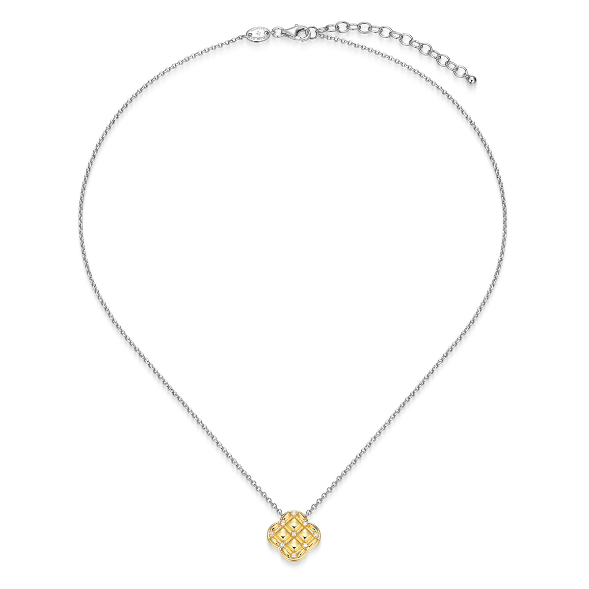 CN0217 - Quilted Clover Necklace | Paris 1901