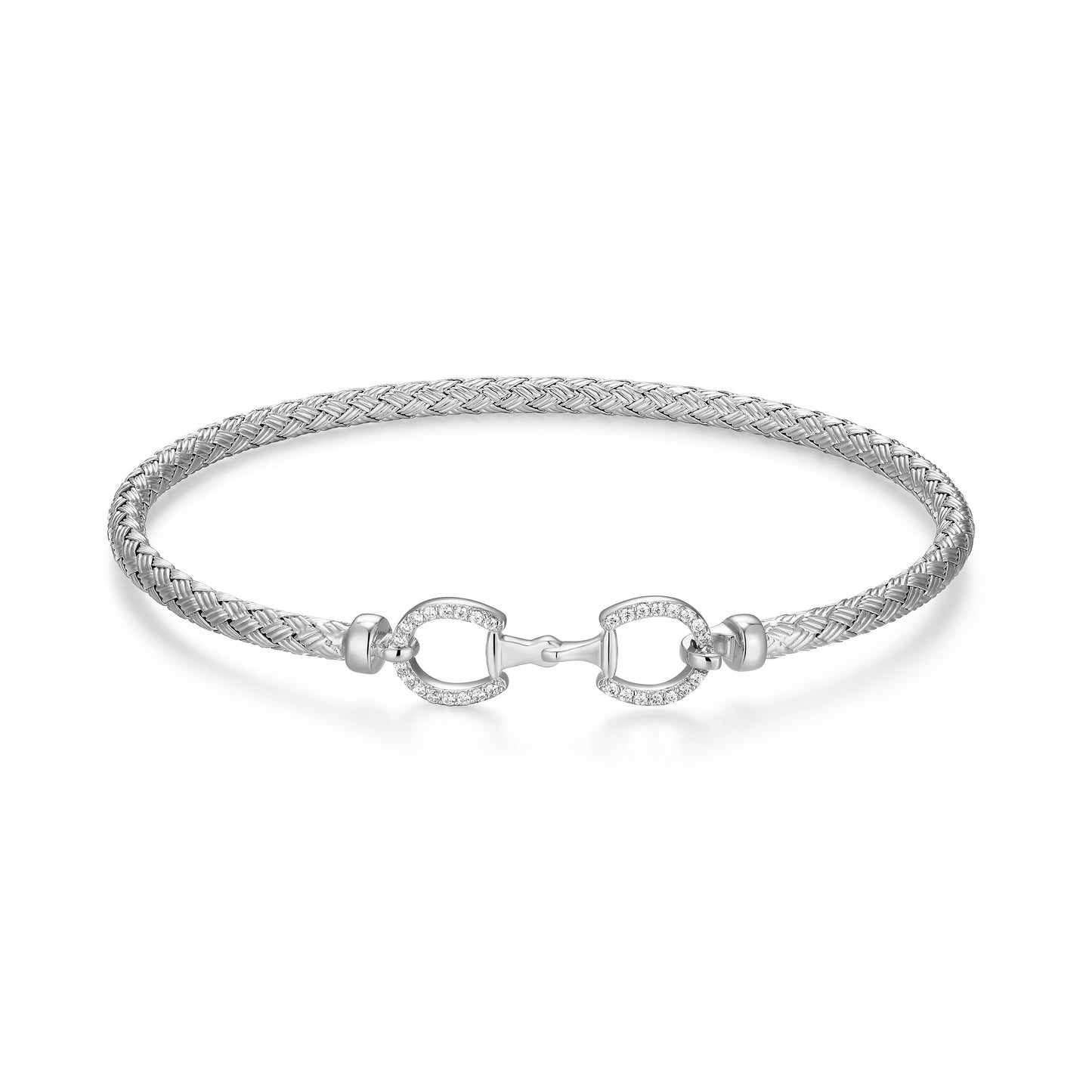CB0209 - Double Equesta Original Mesh Bangle | charles garnier