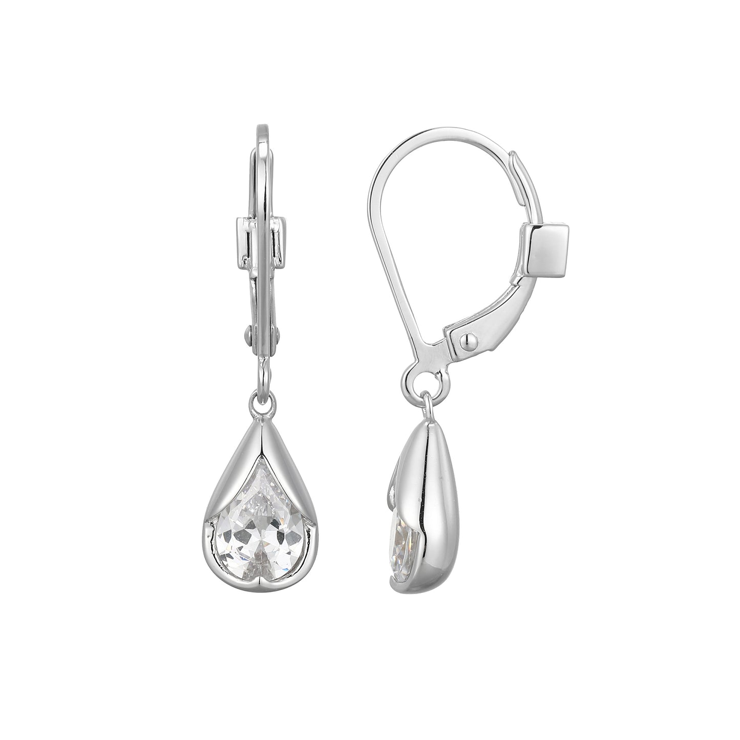 LE0253 - Tulip Leverback Earrings | elle