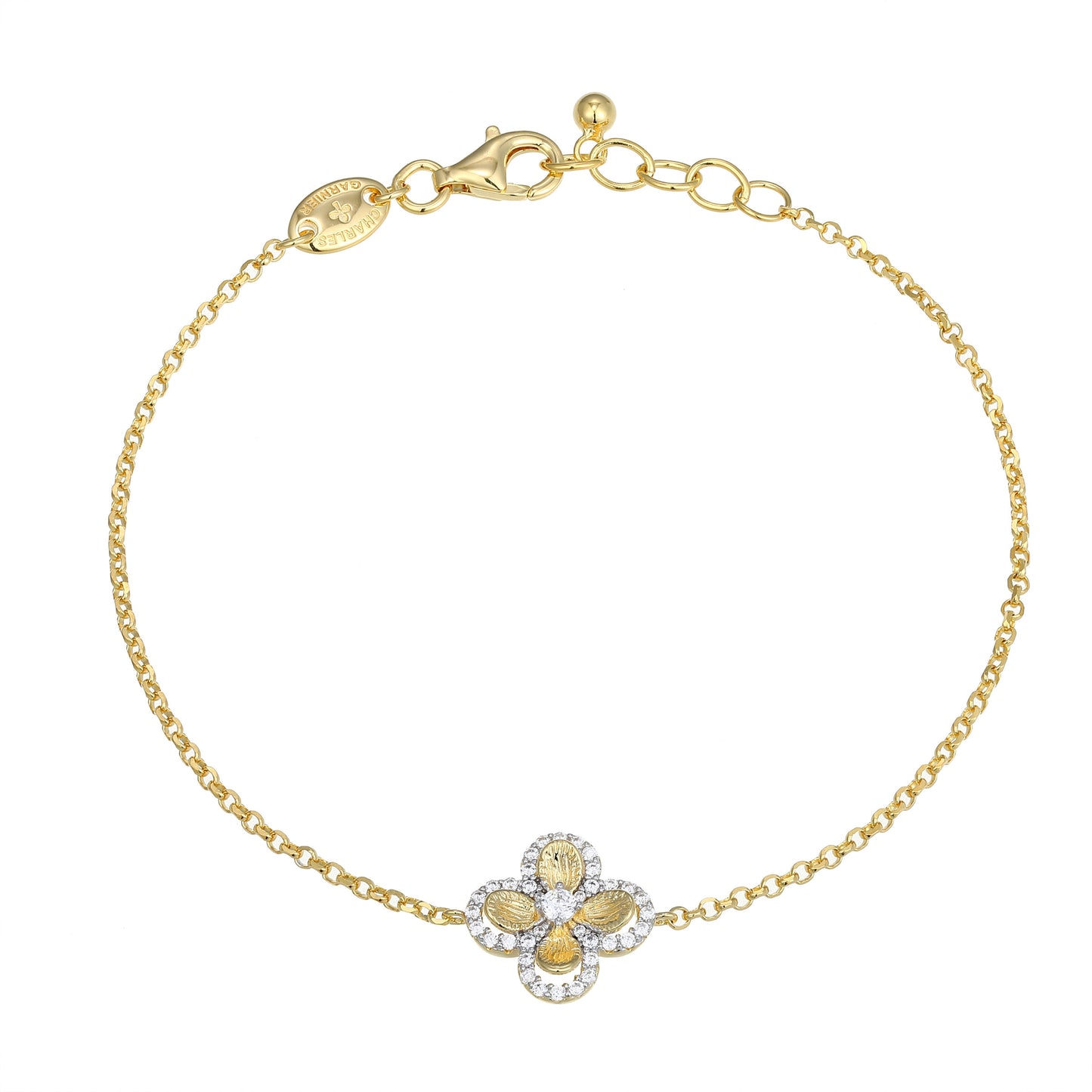 CB0205 - Flower Clover Bracelet | charles garnier