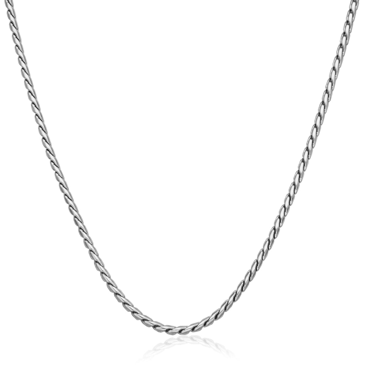 T0XK180120 - Interlocking Chain Necklace | steelx