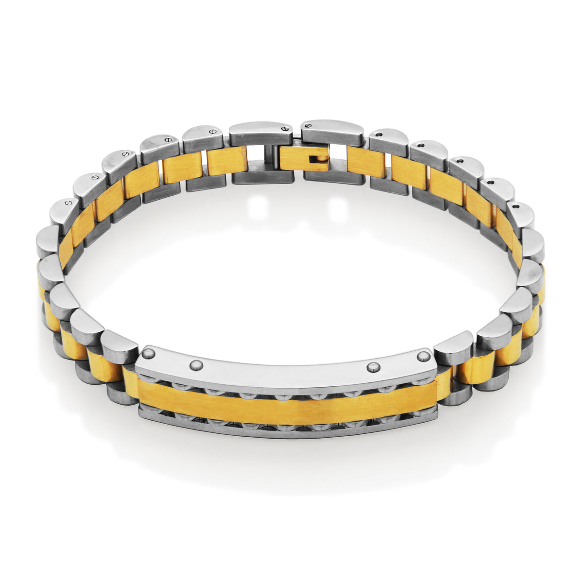 T1XK150185 - Two-Tone Watch Link Bracelet | steelx
