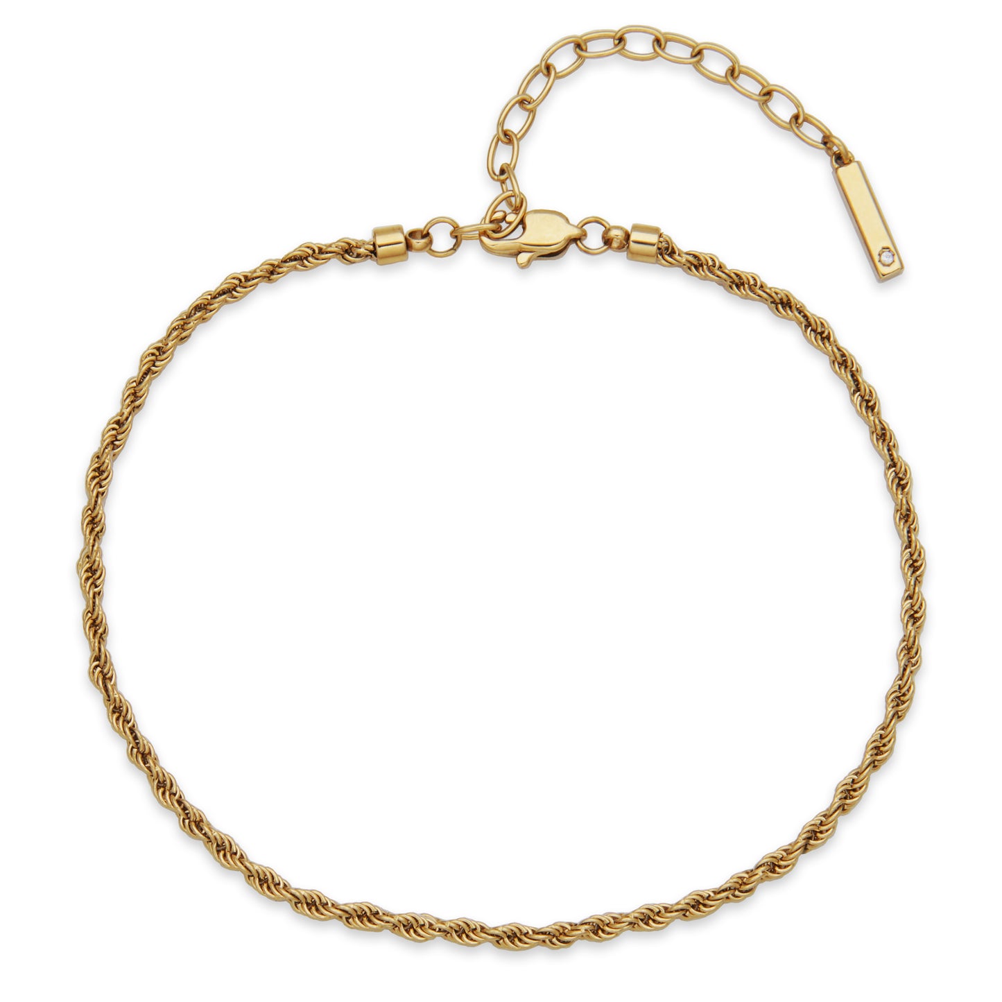 T1XK370285 - Rope Chain Anklet | steelx