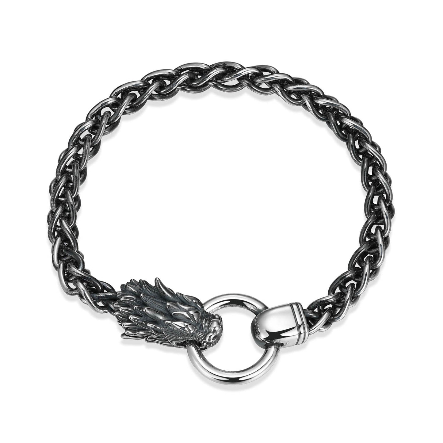 Dark Reign Oxidized Finish Sterling Silver Bracelet - UB0043 | ethos