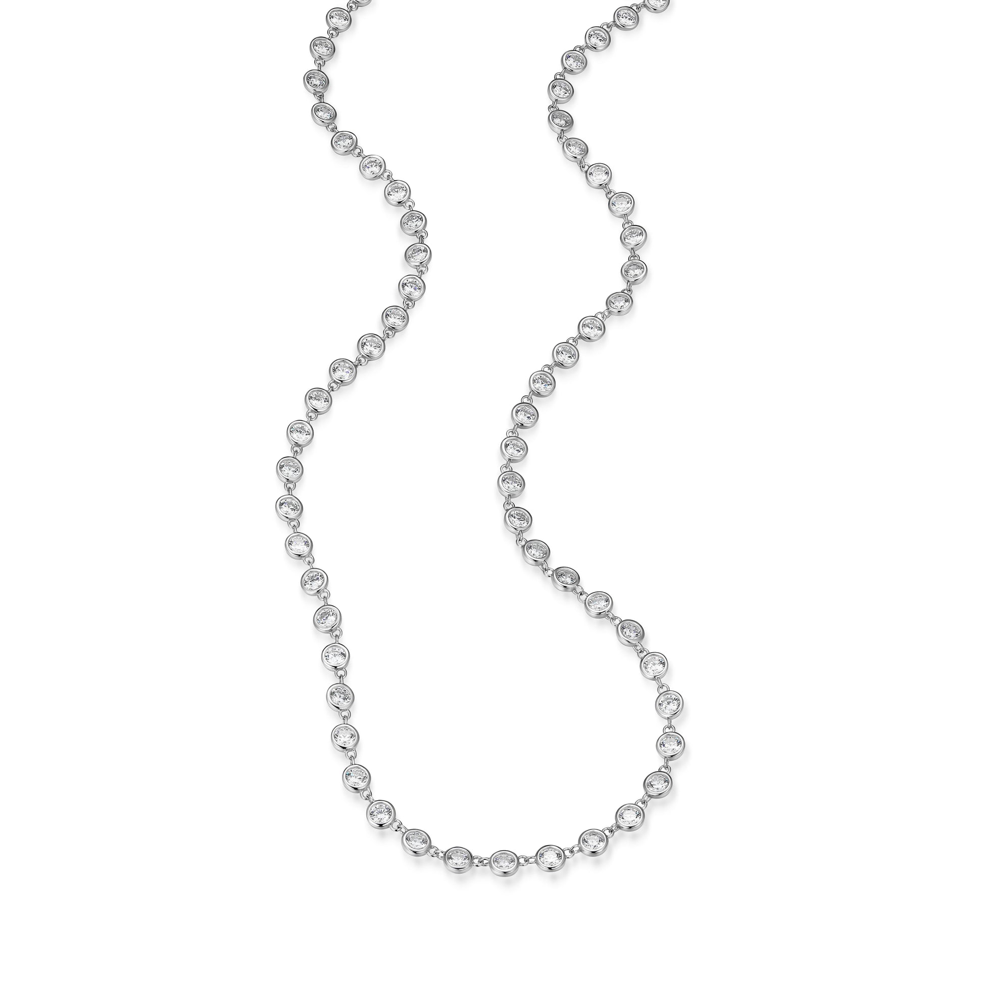 RN0194 - Station CZ Necklace | reign