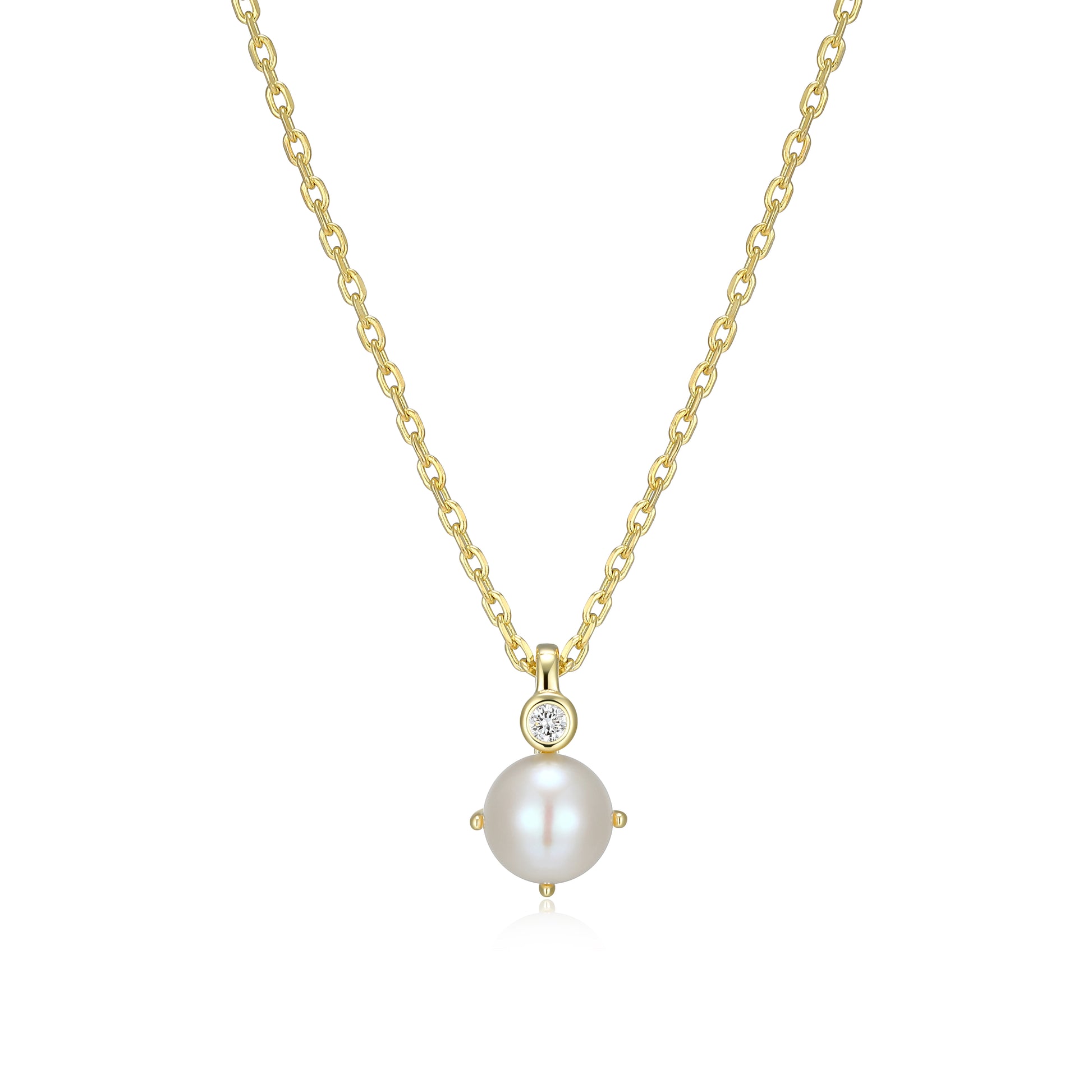 N10348JUNY - Birthstone with Lab-Grown Diamond Accent Necklace | elle