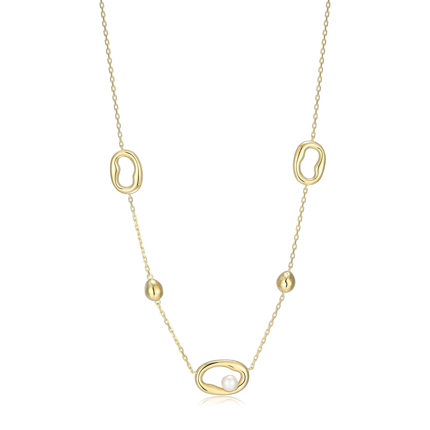 LN0275 - Aurelia Freshwater Pearl Necklace | elle