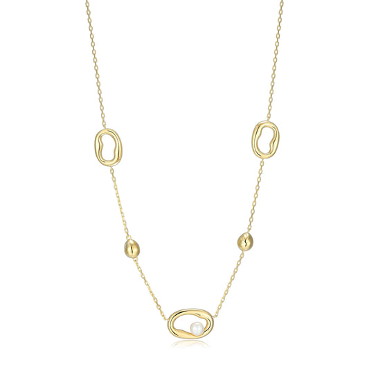 LN0275 - Aurelia Freshwater Pearl Necklace | elle