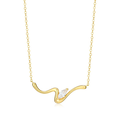 LN0281 - Marquise Flow Necklace | Paris 1901