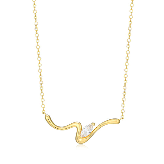 LN0281 - Marquise Flow Necklace | Paris 1901