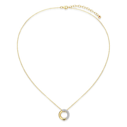 LN0283 - Hidden Halo Necklace | elle