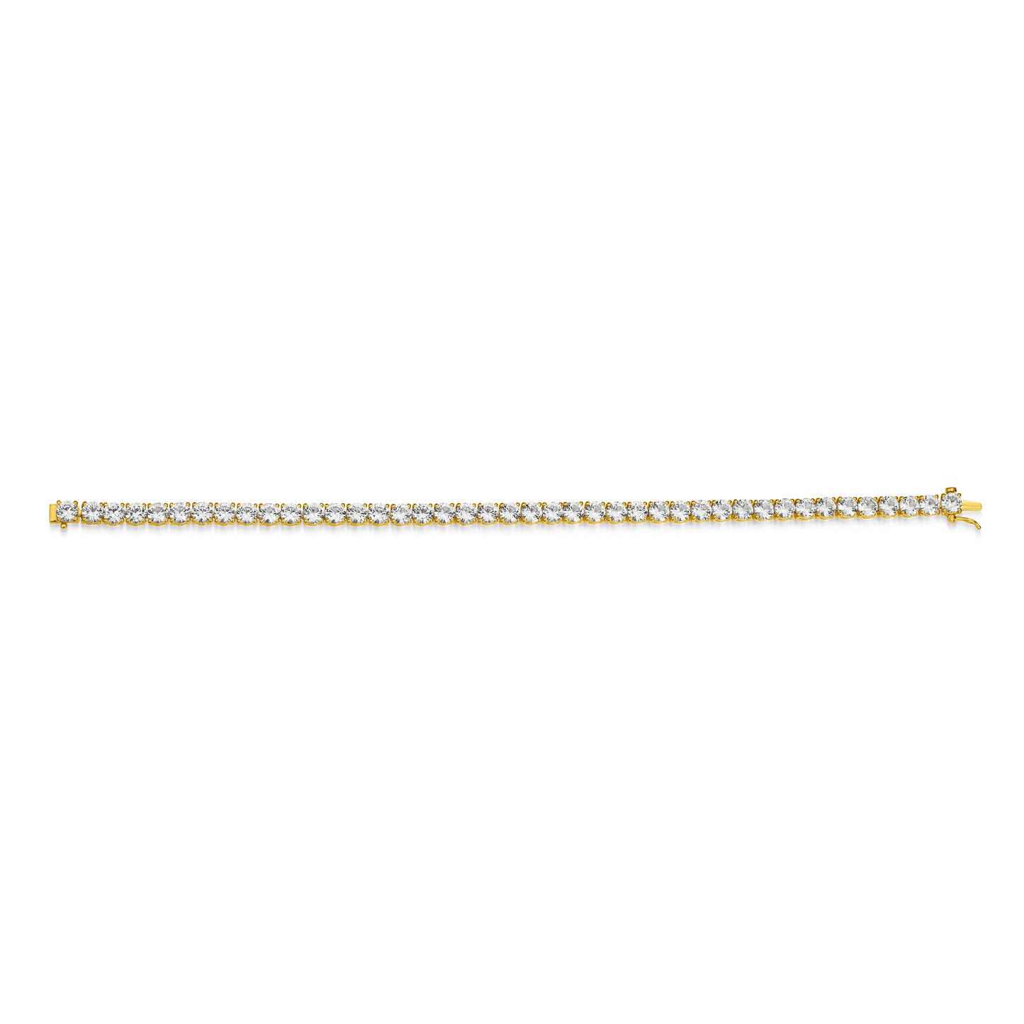 UB0120 - Basic Lab-Created White Sapphire Tennis Bracelet | ethos
