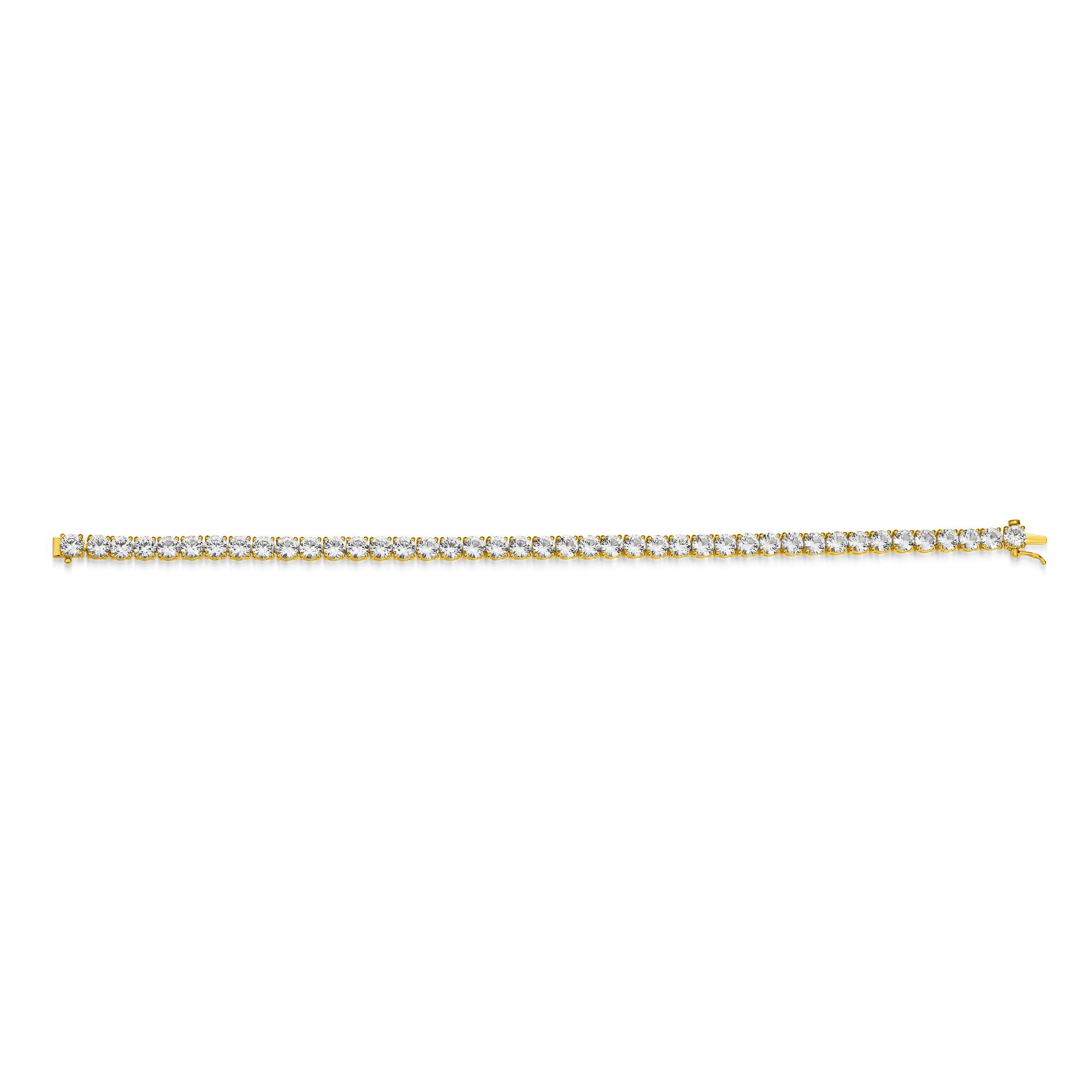 UB0120 - Basic Lab-Created White Sapphire Tennis Bracelet | ethos