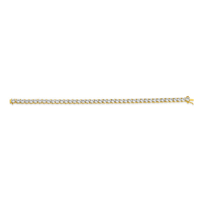 UB0120 - Basic Lab-Created White Sapphire Tennis Bracelet | ethos