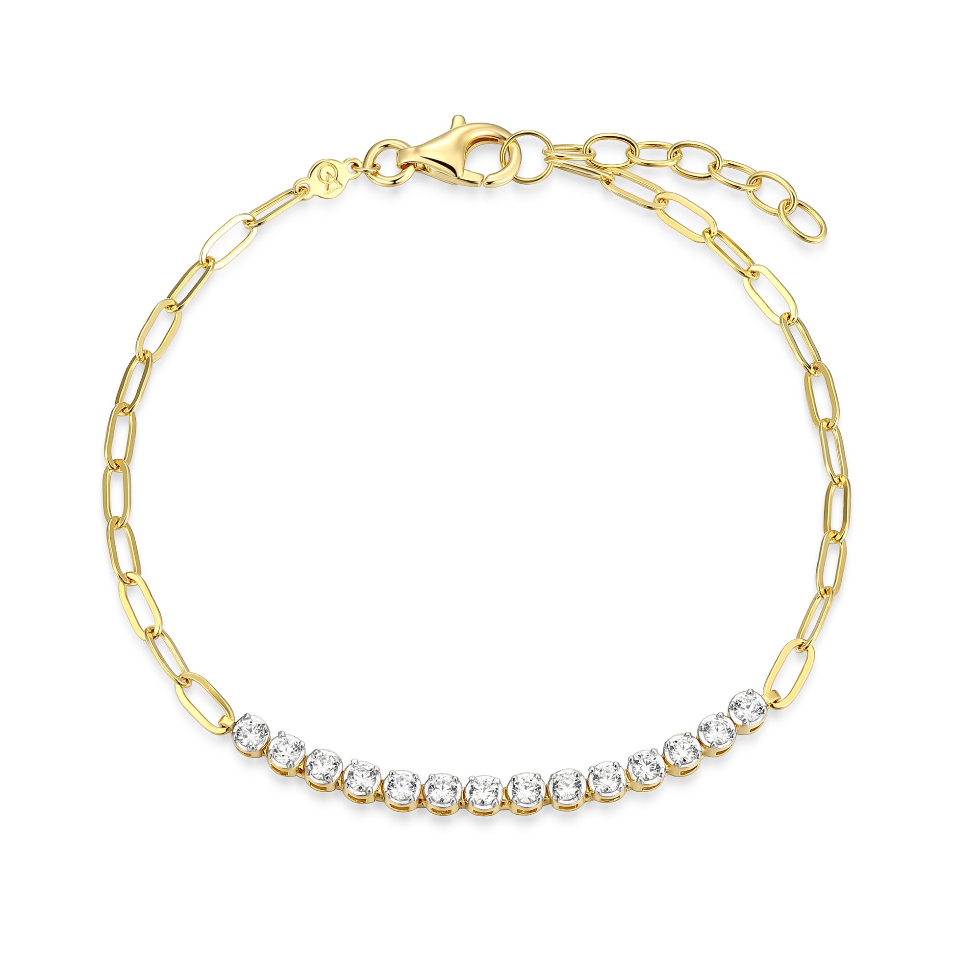 MB0155Y - Timeless Paperclip Bracelet | Monte Luna