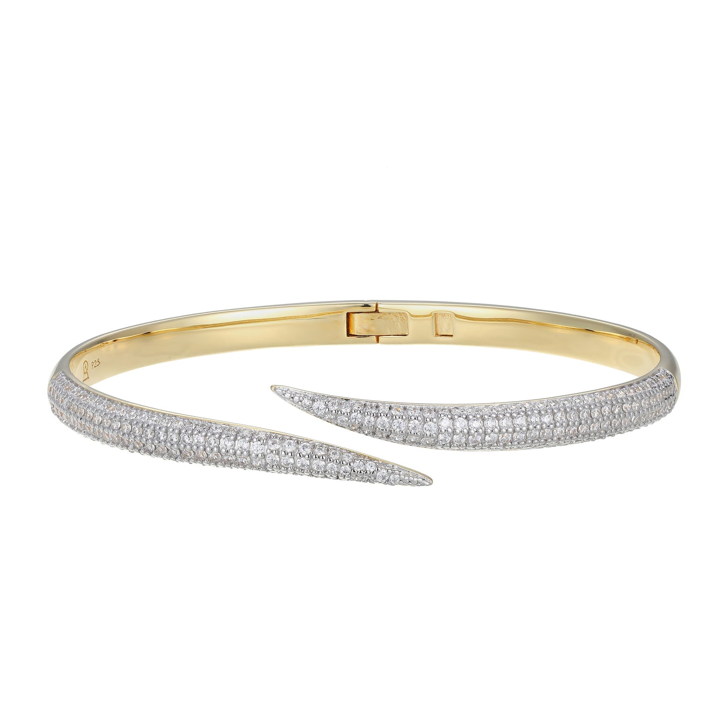 MB0131 - Wave Lab-Created Diamond Bangle | Monte Luna