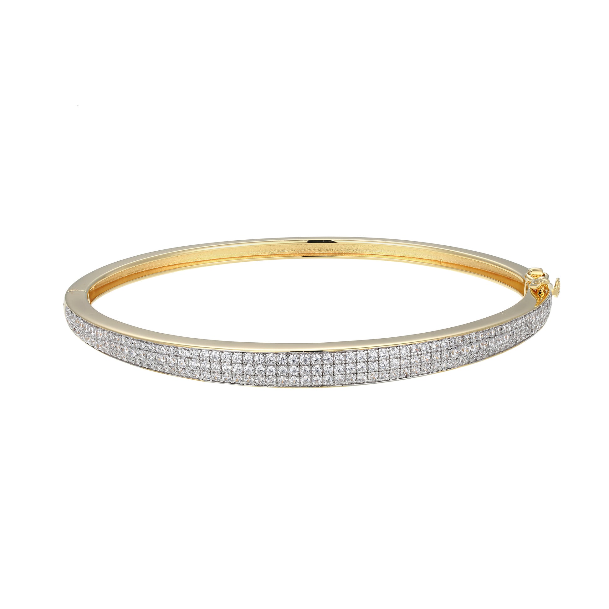 MB0124 - Timeless Tapered Lab-Created Diamond Bangle | Monte Luna