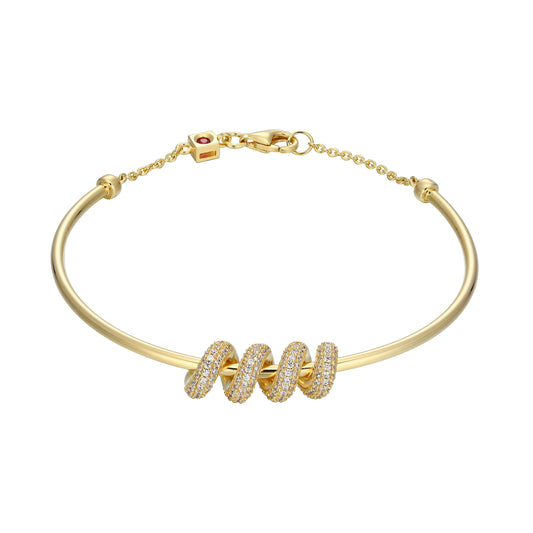 LB0244 - Eternal Twist Cuff Bracelet | elle