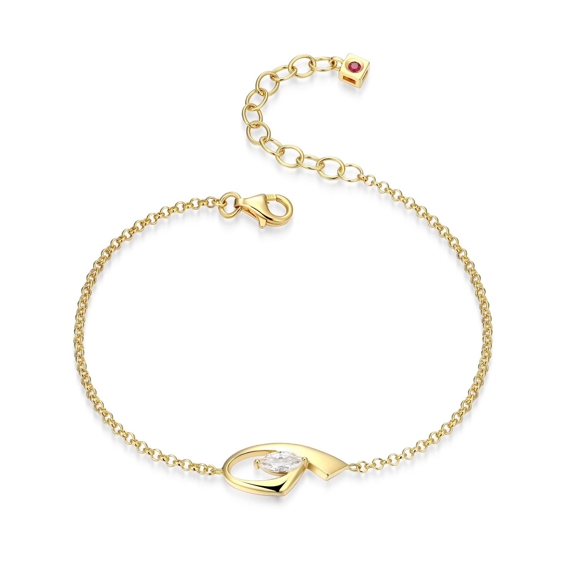 LB0277 - Marquise Ribbon Bracelet | Paris 1901