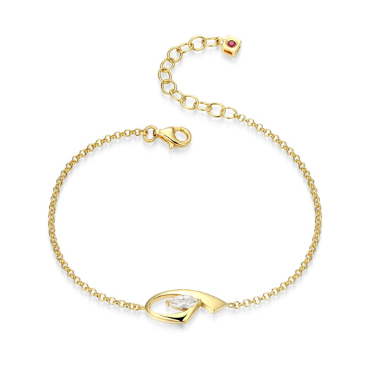 LB0277 - Marquise Ribbon Bracelet | Paris 1901