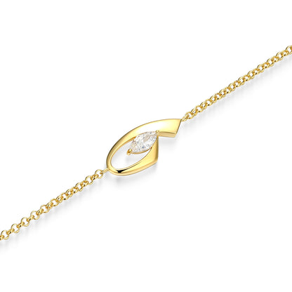 LB0277 - Marquise Ribbon Bracelet | Paris 1901