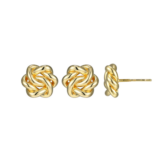 LE0247 - Eternal Knot Stud Earrings | elle