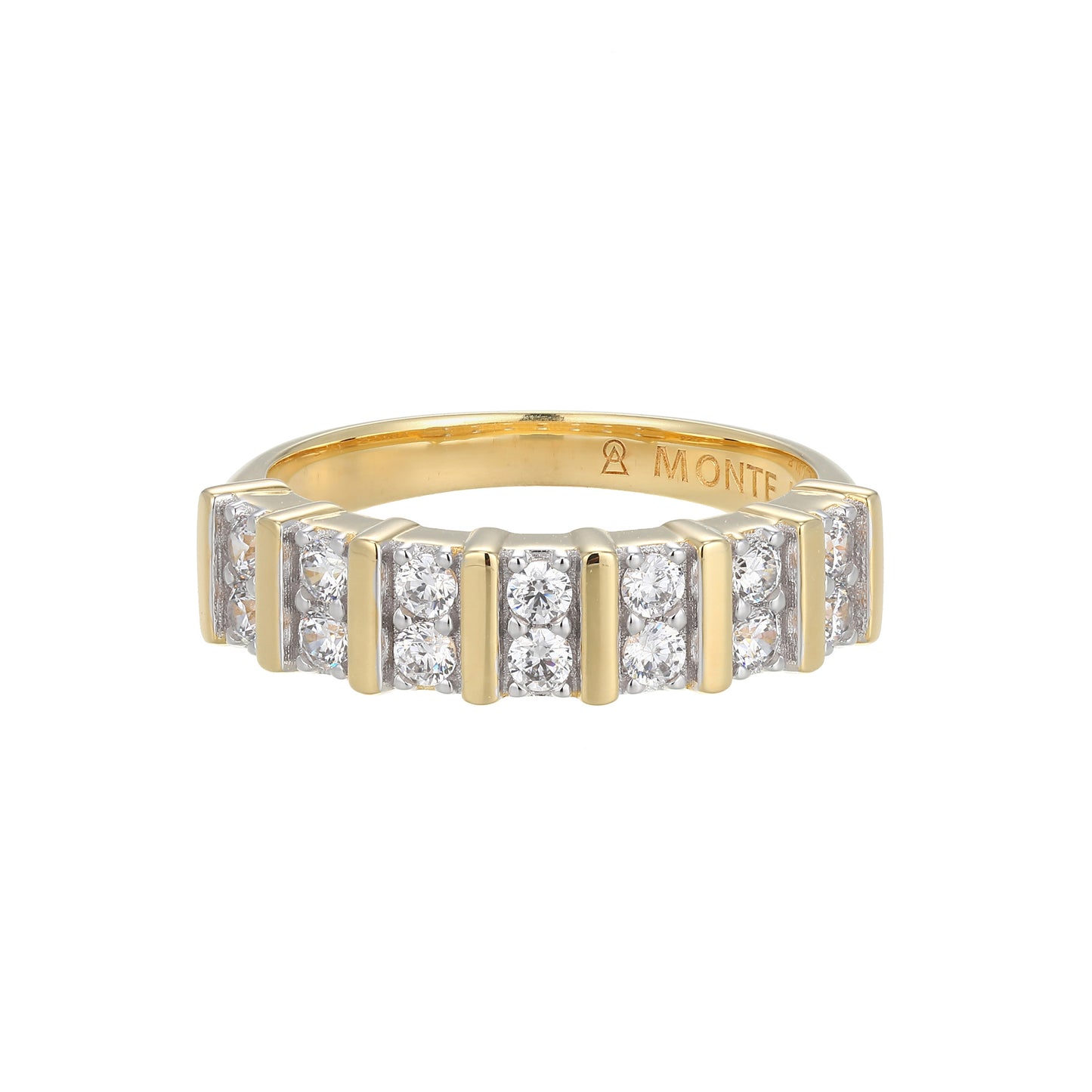 MR0129 - Timeless Channel Set Lab-Created Diamond Ring | Monte Luna