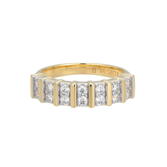 MR0129 - Timeless Channel Set Lab-Created Diamond Ring | Monte Luna