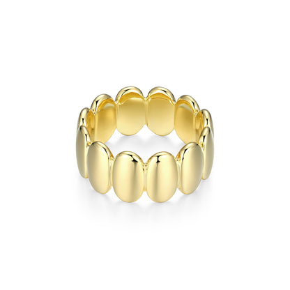 RR0191Y - Domed Band Ring | reign