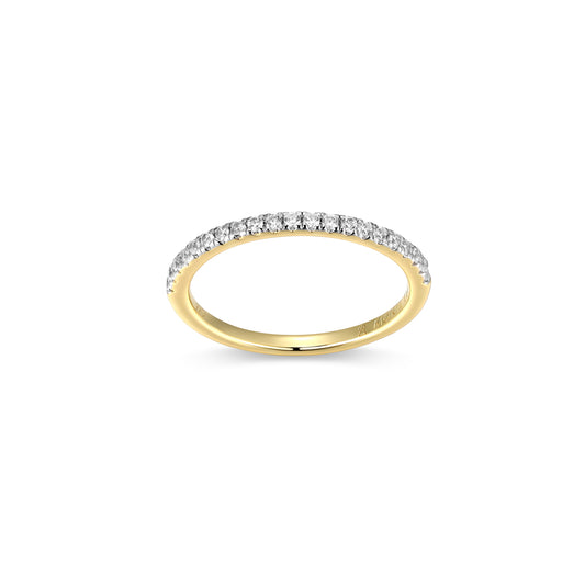 MR0140Y6 - Pavé Band Ring | Monte Luna