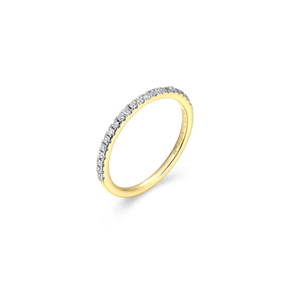 MR0140Y6 - Pavé Band Ring | Monte Luna