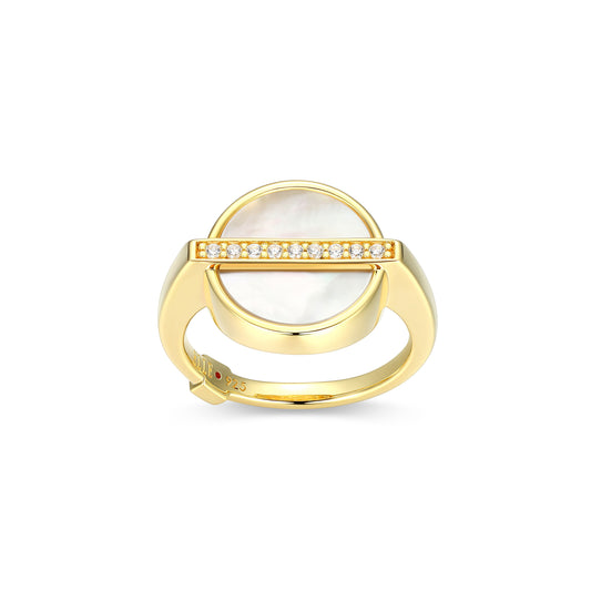LR03006 - Lucency Mother of Pearl Ring | elle