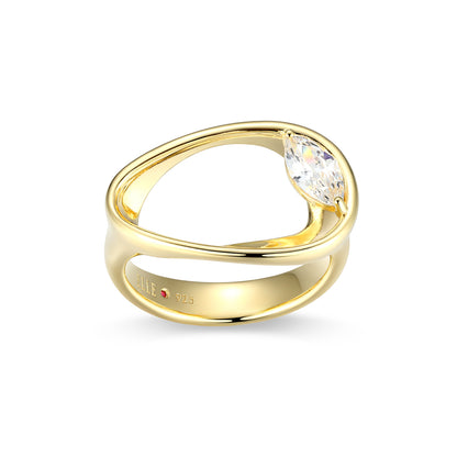 LR02796 - Sculpted Oval Ring | Paris 1901