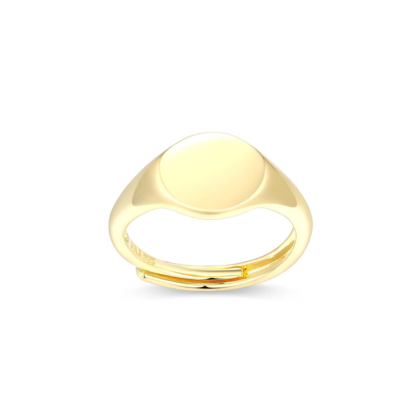 RR0241Y4 - Round Signet Ring | reign