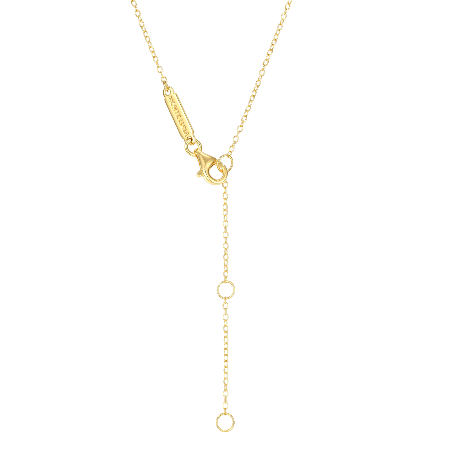 Star of David Lab-Created Diamond Necklace in 14K Yellow Gold-Plated Sterling Silver | M by Monte Luna