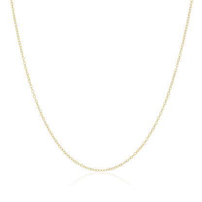 14+2" Cable Chain in 14K Yellow Gold-Plated Sterling Silver | M by Monte Luna