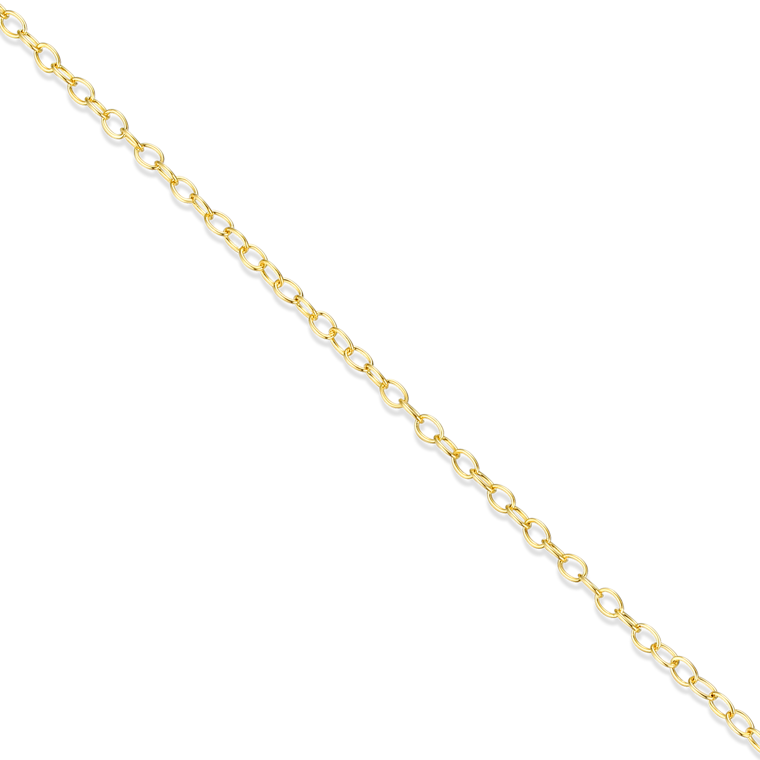 18+2" Cable Chain in 14K Yellow Gold-Plated Sterling Silver | M by Monte Luna