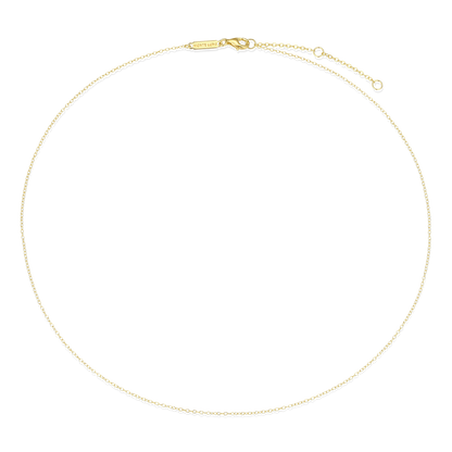 18+2" Cable Chain in 14K Yellow Gold-Plated Sterling Silver | M by Monte Luna