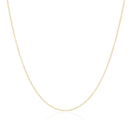 20+2" Cable Chain in 14K Yellow Gold-Plated Sterling Silver | M by Monte Luna