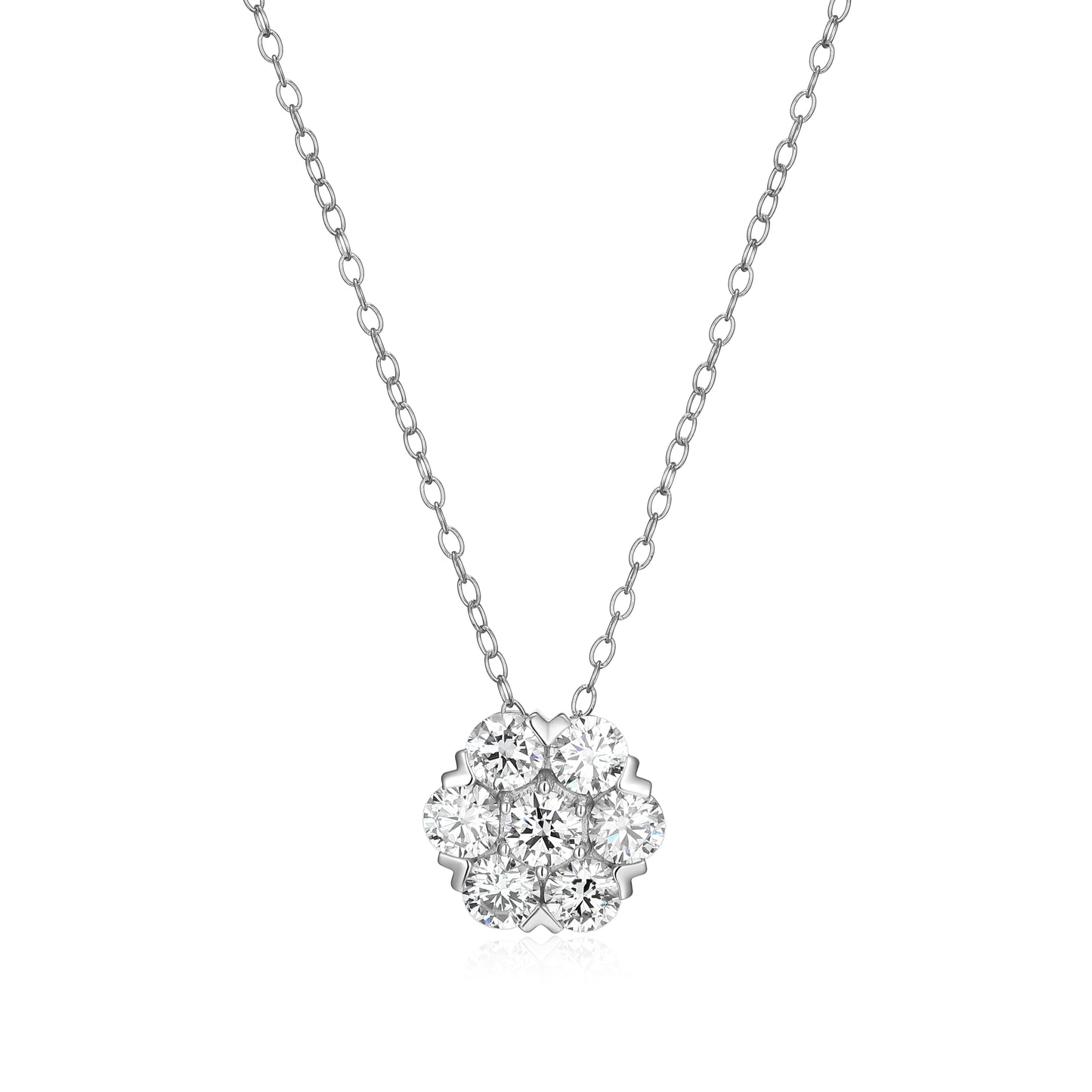 MN0146W - Cluster Necklace | Monte Luna