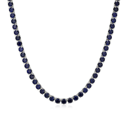 UN0122 - Basic Lab-Created Sapphire Tennis Necklace | Paris 1901