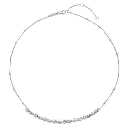 BN0257W - Lab-Grown Diamond Abacus Bead Necklace | m by monte luna