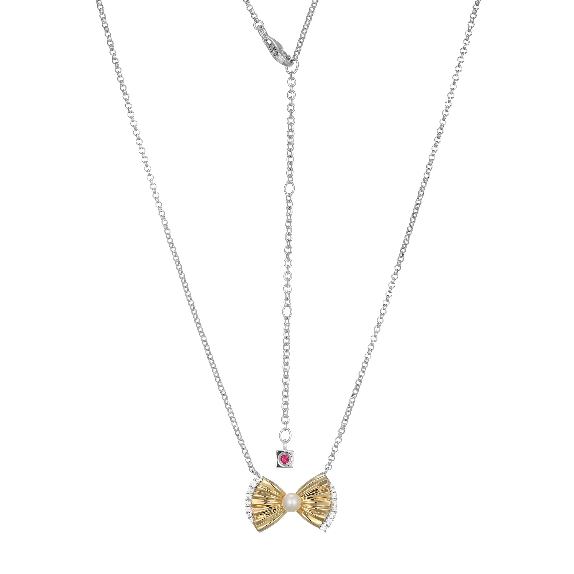 LN0261 - Butterfly Freshwater Pearl Necklace | elle