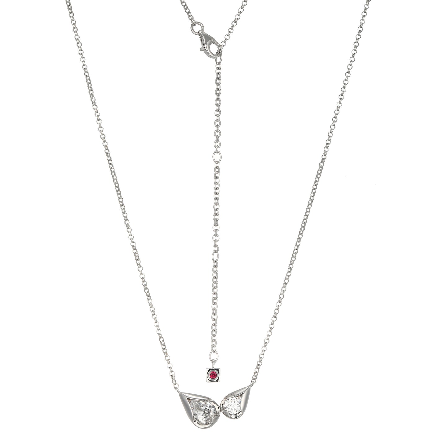 LN0255 - Toi Et Moi Tulip Necklace | elle