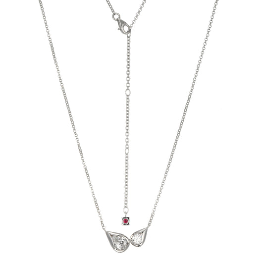 LN0255 - Toi Et Moi Tulip Necklace | elle