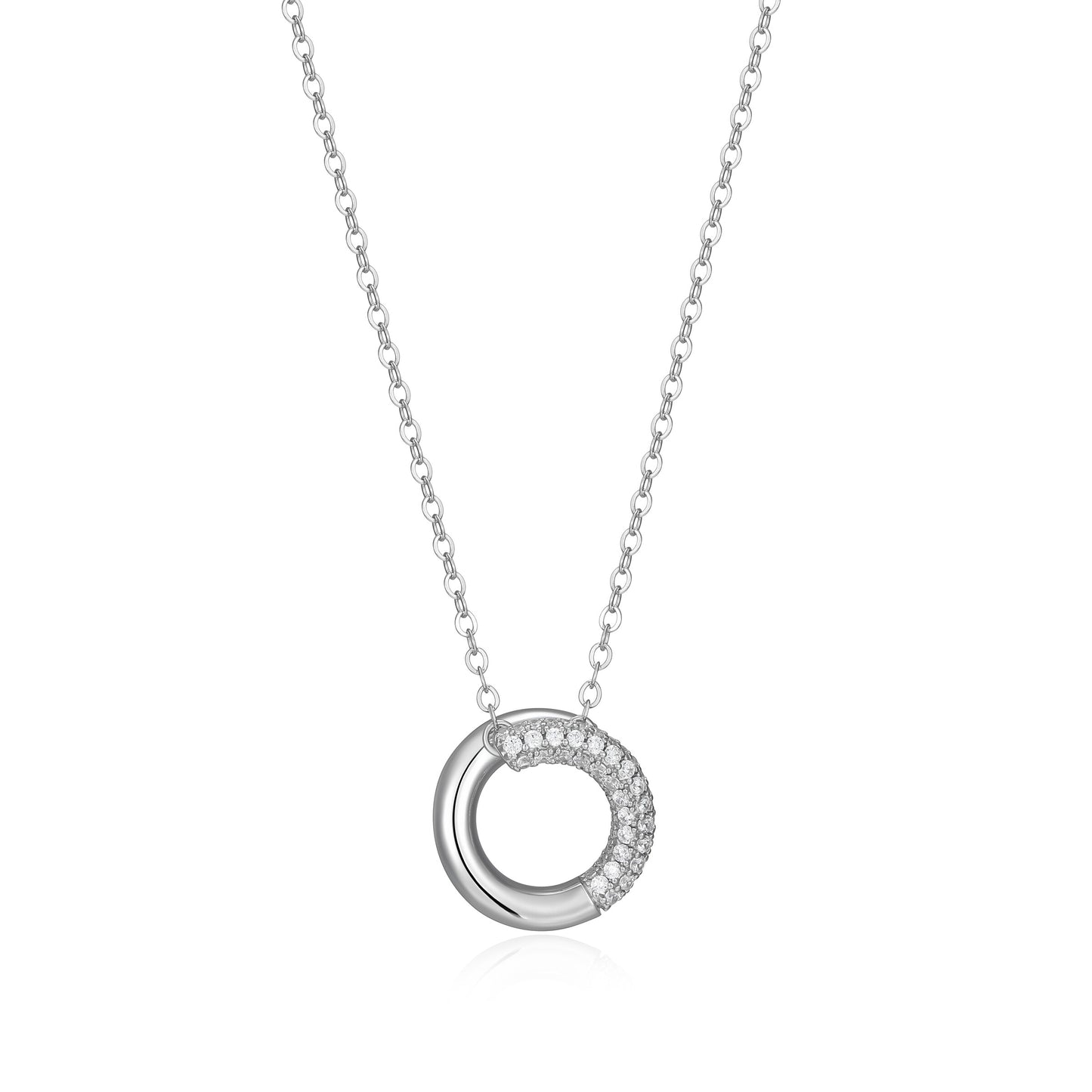 LN0282 - Hidden Halo Necklace | Paris 1901