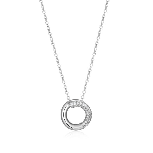 LN0282 - Hidden Halo Necklace | Paris 1901